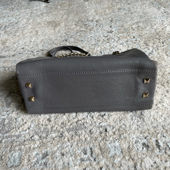 Kate Spade Grey Leather Shoulder Handbag - Picture 6 of 14